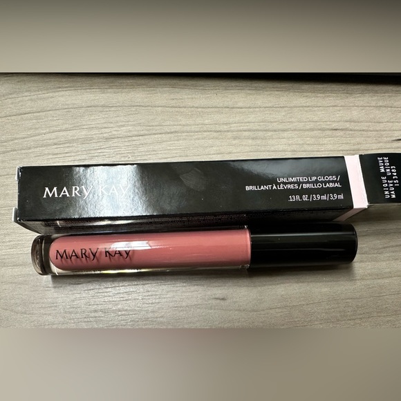 New Mary Kay Unlimited Lip Gloss - Unique Mauve - Picture 1 of 2